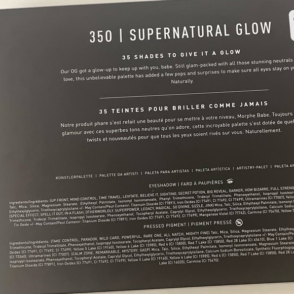 NWT 350 MORPHE SUPERNATURAL GLOW - Picture 2 of 5